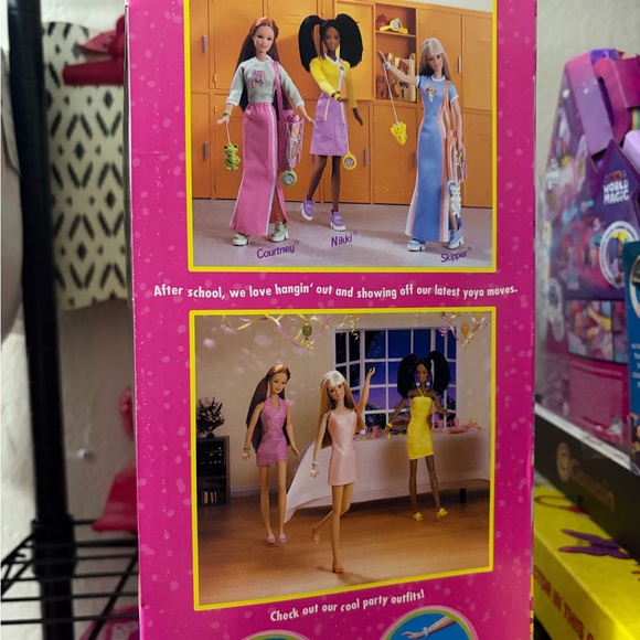 Vintage Mattel Barbie Totally YoYo Skipper Doll & YoYo Kitty And Bee - Picture 11 of 14